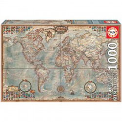 PUZZLE 16764 EL MUNDO MAPA...